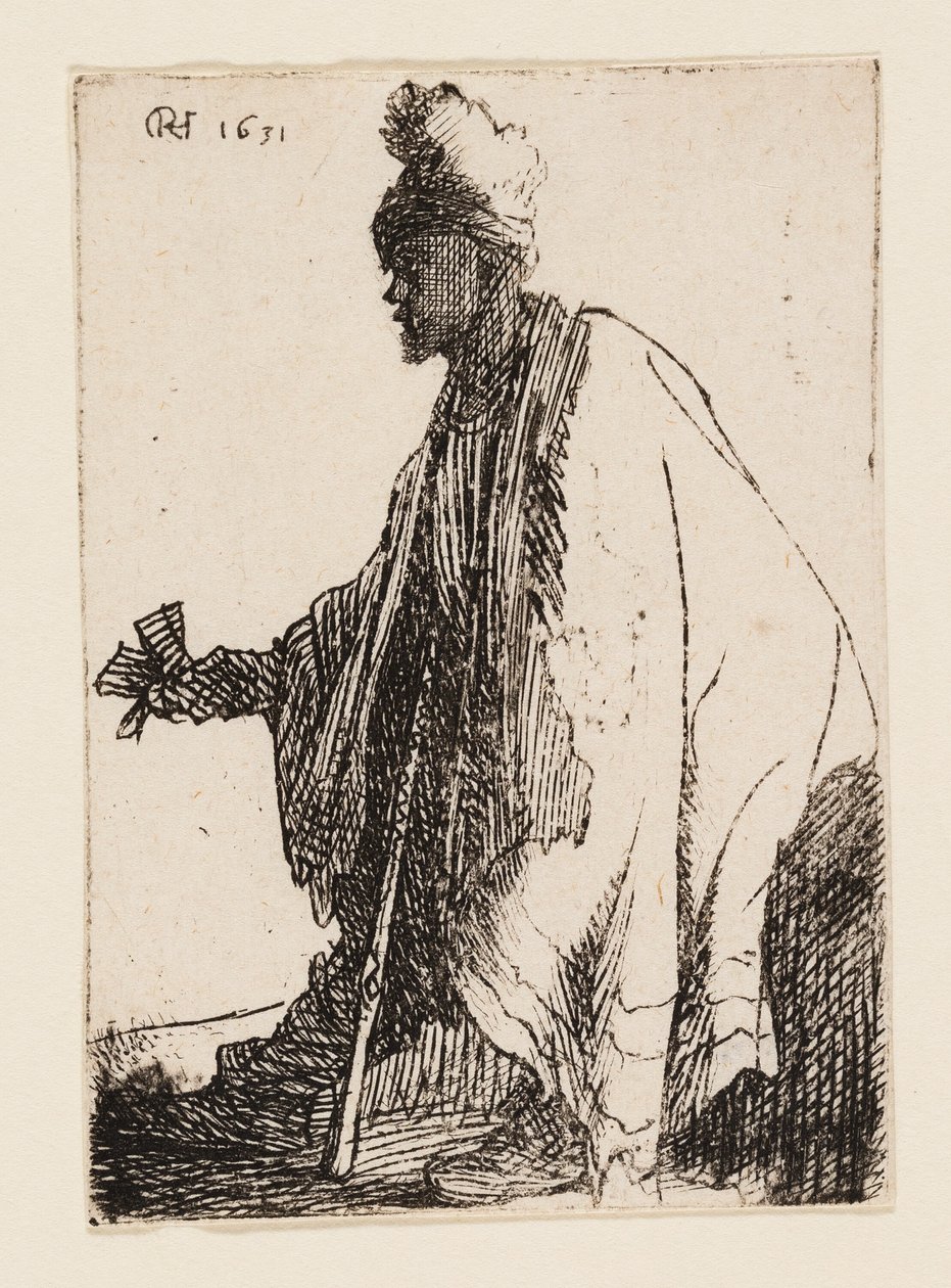 O Leproso ("Lázaro Klep") de Rembrandt van Rijn