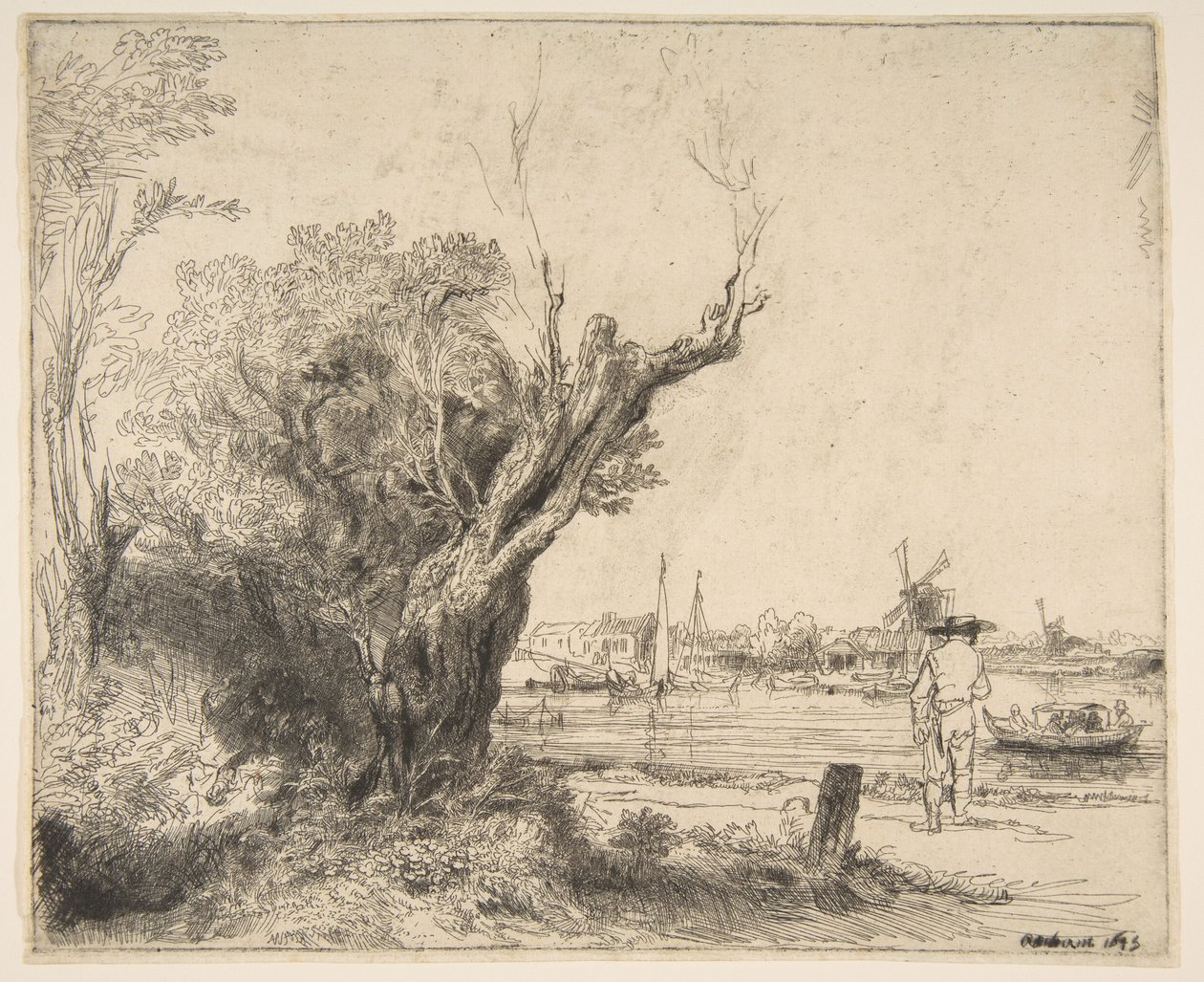 O Oval, 1645. de Rembrandt van Rijn