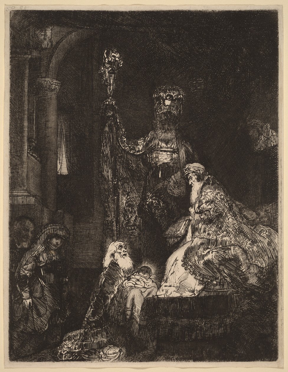 A Apresentação no Templo segundo a Forma Oculta de Rembrandt van Rijn