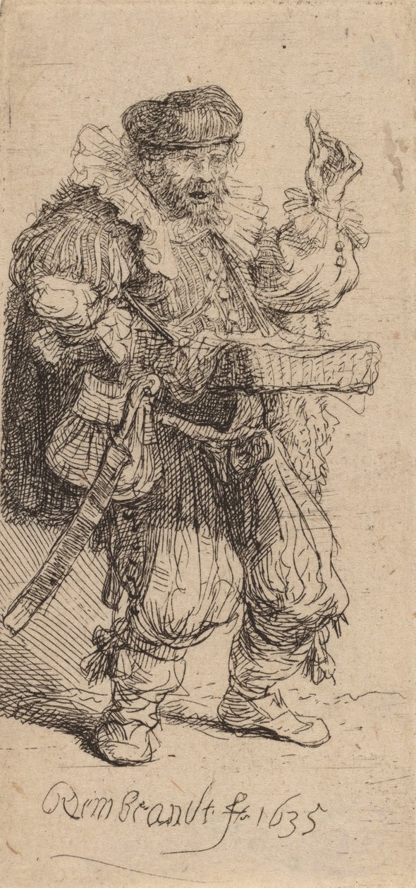 O charlatão, 1635. de Rembrandt van Rijn