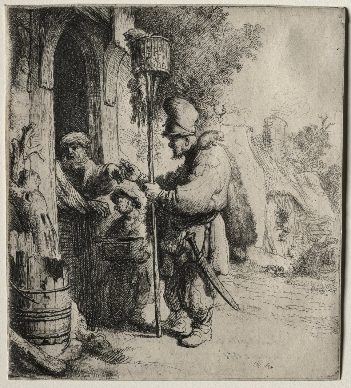 O caçador de ratos de Rembrandt van Rijn