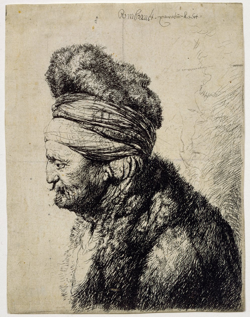 A Segunda Cabeça Oriental de Rembrandt van Rijn