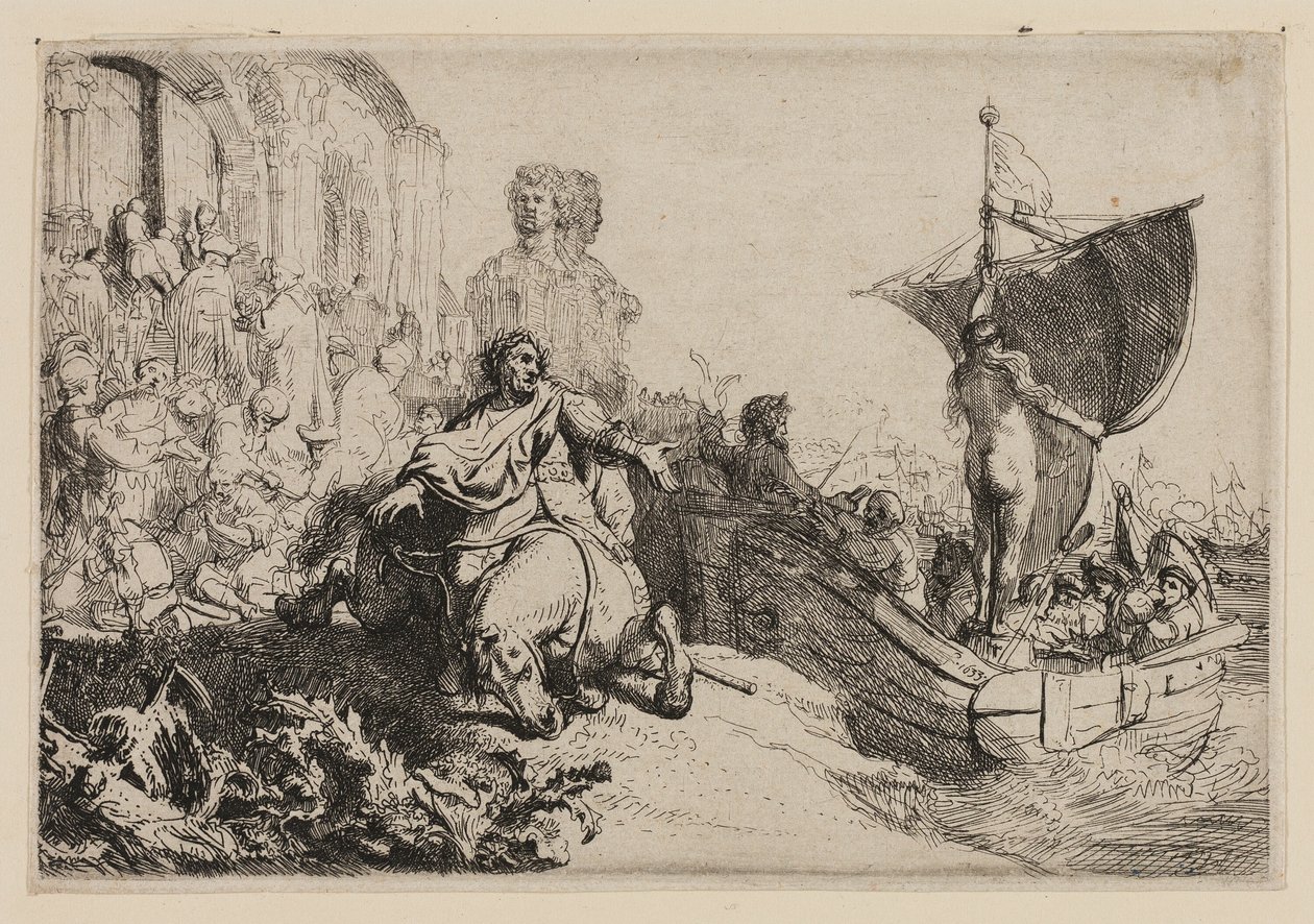 O navio da fortuna de Rembrandt van Rijn