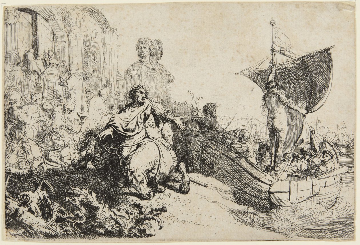 O Navio da Fortuna de Rembrandt van Rijn