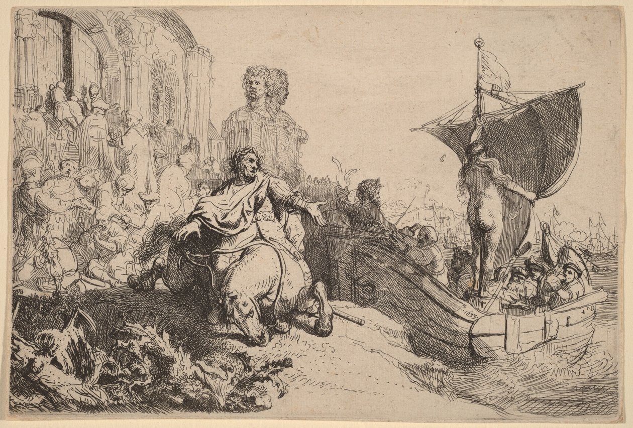 O Navio da Fortuna de Rembrandt van Rijn