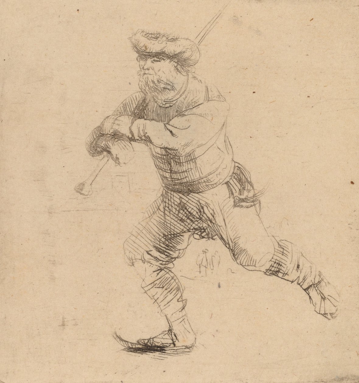 O Skatista, c. 1639. de Rembrandt van Rijn