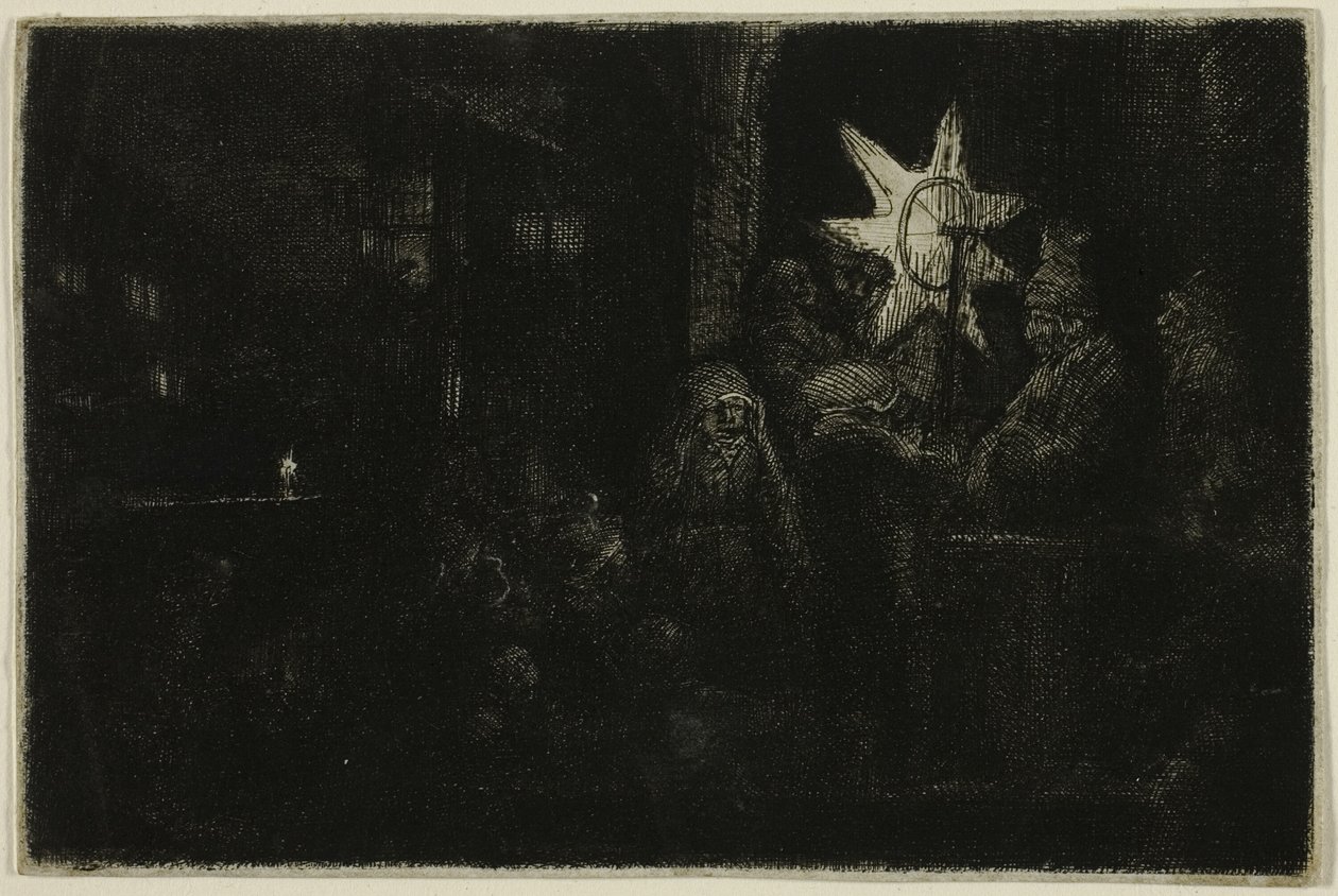 A Estrela dos Reis: Uma Peça Noturna de Rembrandt van Rijn