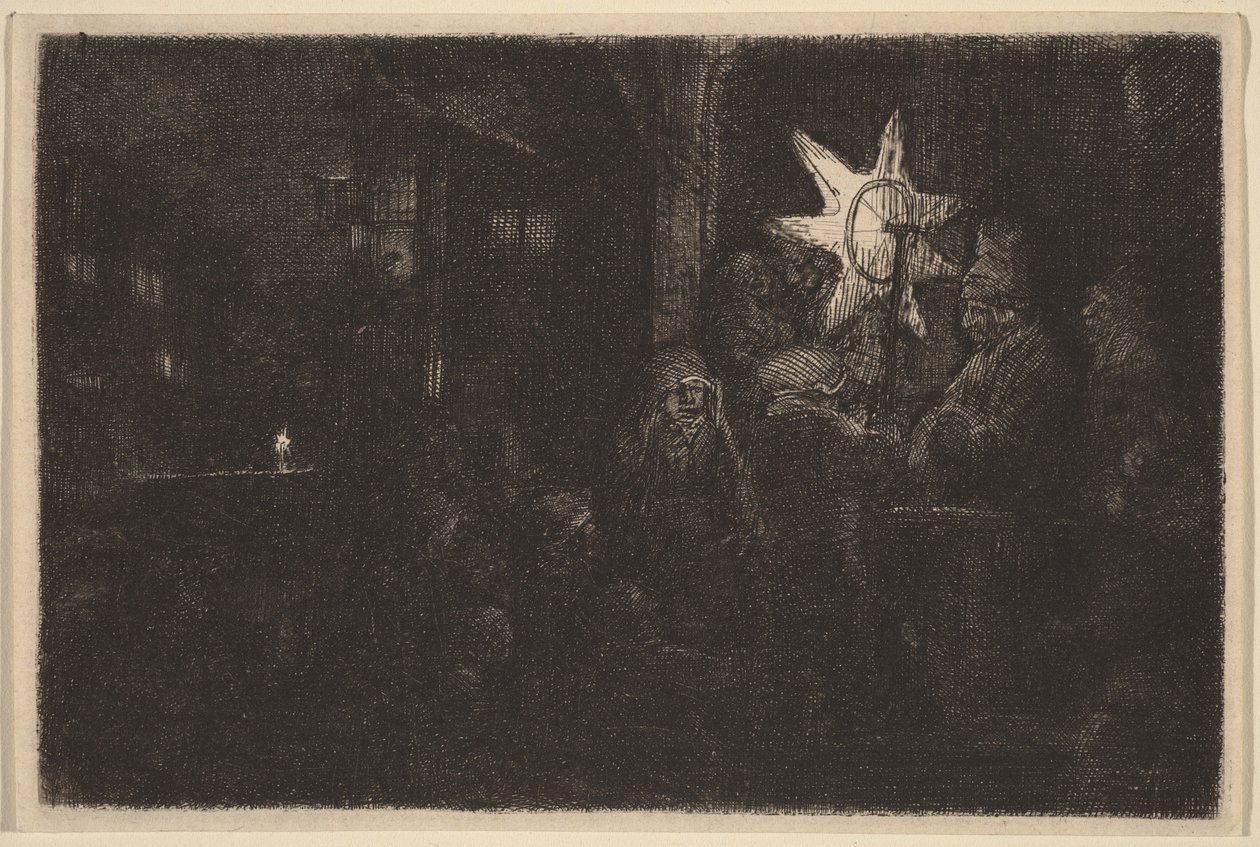 A Estrela dos Reis: Uma Obra Noturna de Rembrandt van Rijn