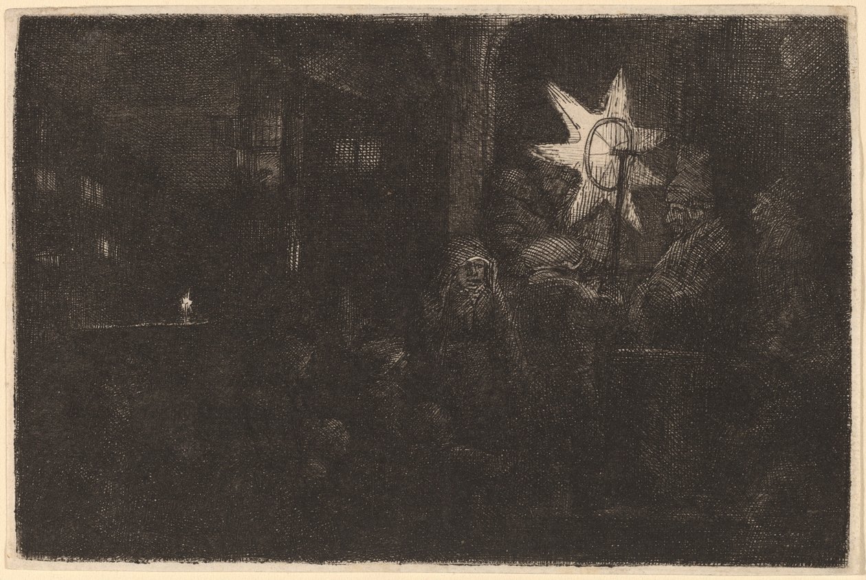 A estrela dos reis: uma peça noturna de Rembrandt van Rijn