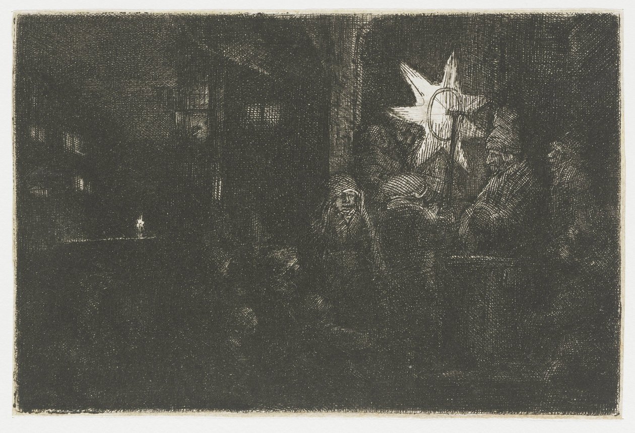 A Estrela dos Reis: uma peça noturna de Rembrandt van Rijn