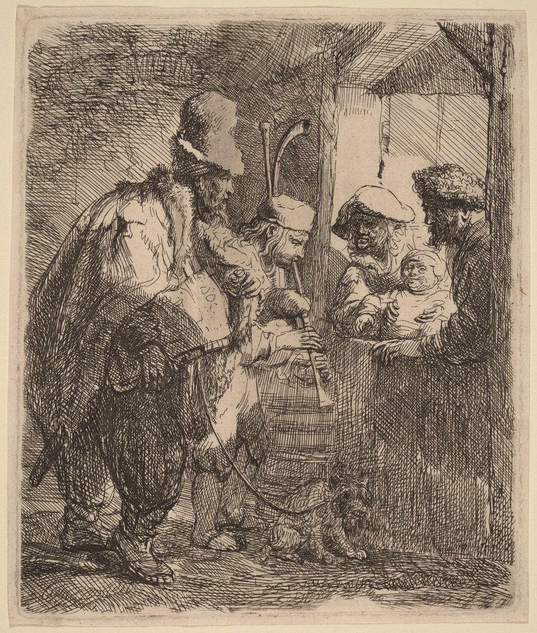 Os Músicos Itinerantes de Rembrandt van Rijn