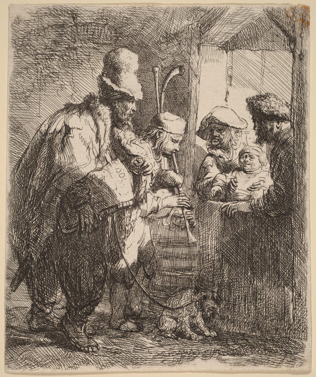 Os Músicos Itinerantes de Rembrandt van Rijn