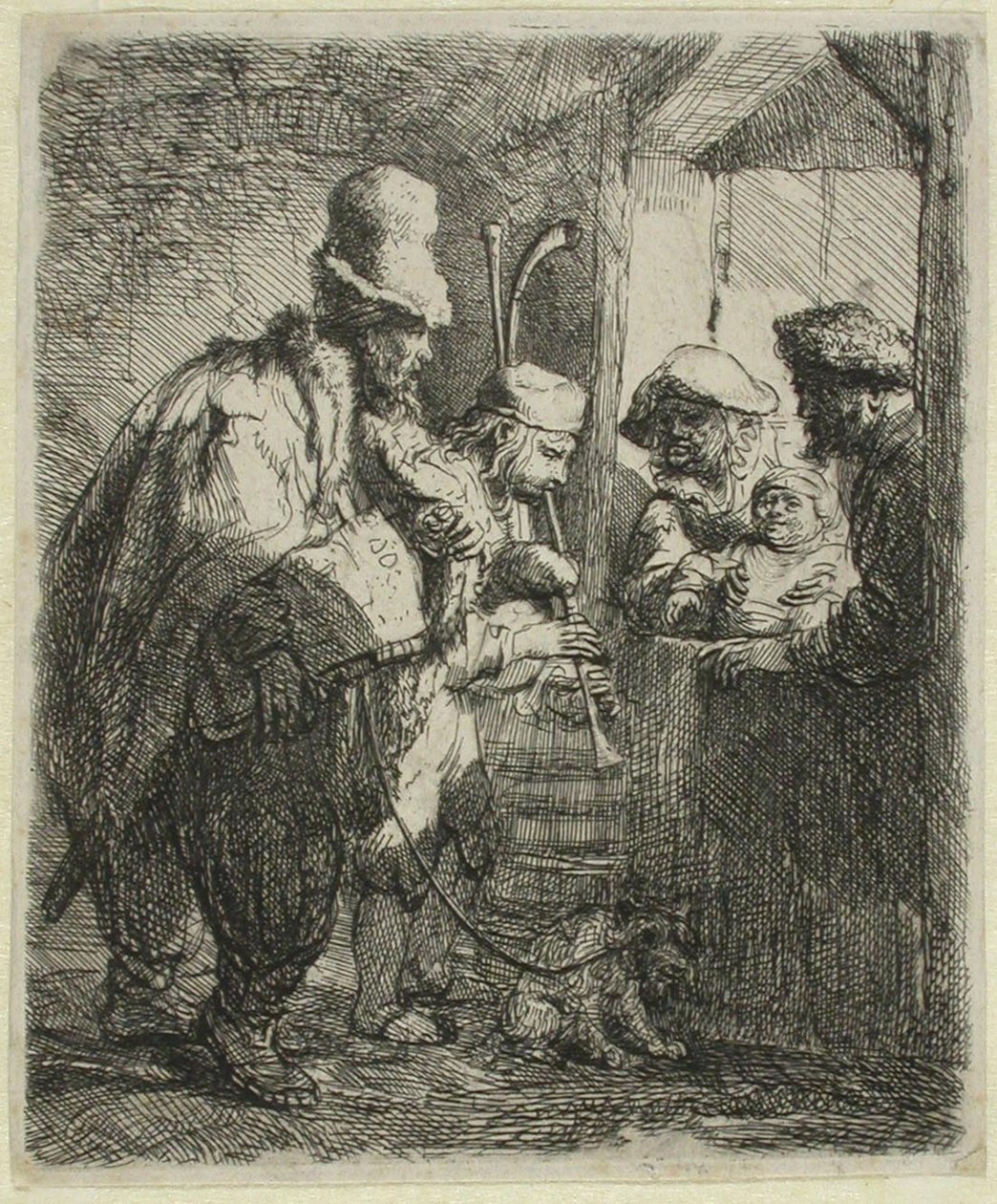 Os Músicos Itinerantes de Rembrandt van Rijn