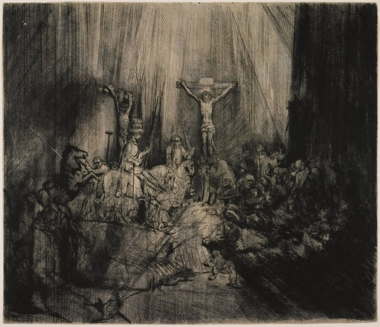 As Três Cruzes de Rembrandt van Rijn