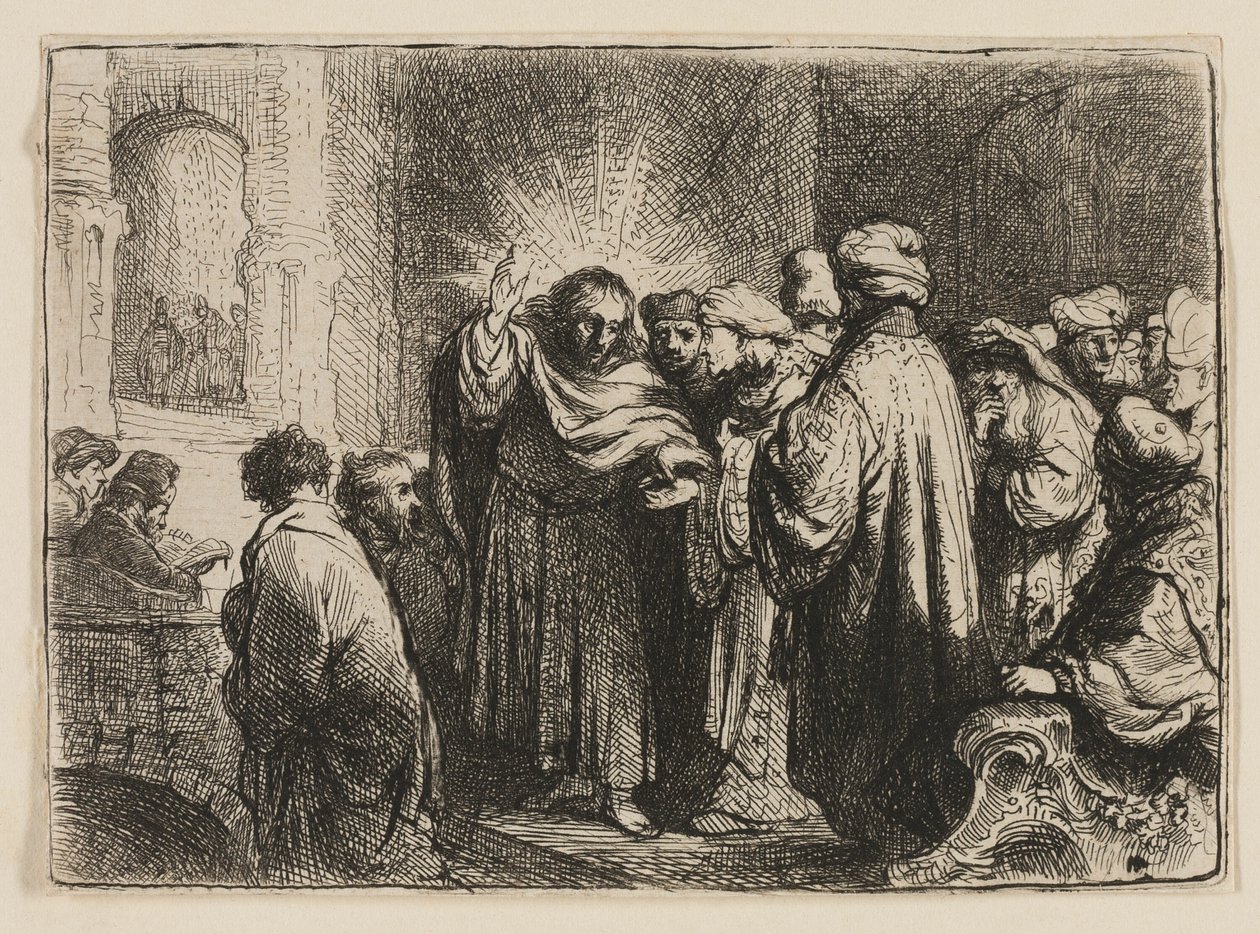 O dinheiro do tributo de Rembrandt van Rijn