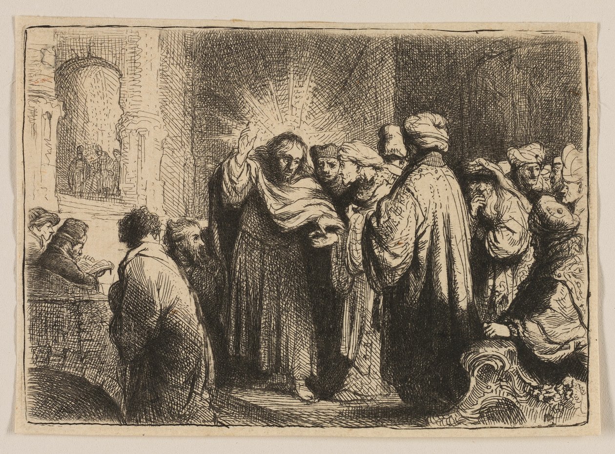 O dinheiro do tributo de Rembrandt van Rijn