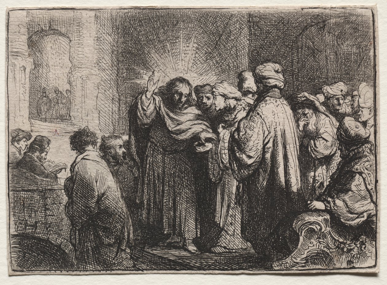 O dinheiro do tributo de Rembrandt van Rijn