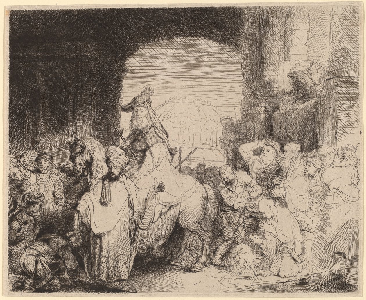 O triunfo de Mardoqueu de Rembrandt van Rijn