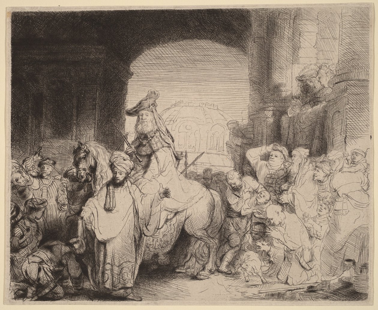 O Triunfo de Mordecai de Rembrandt van Rijn