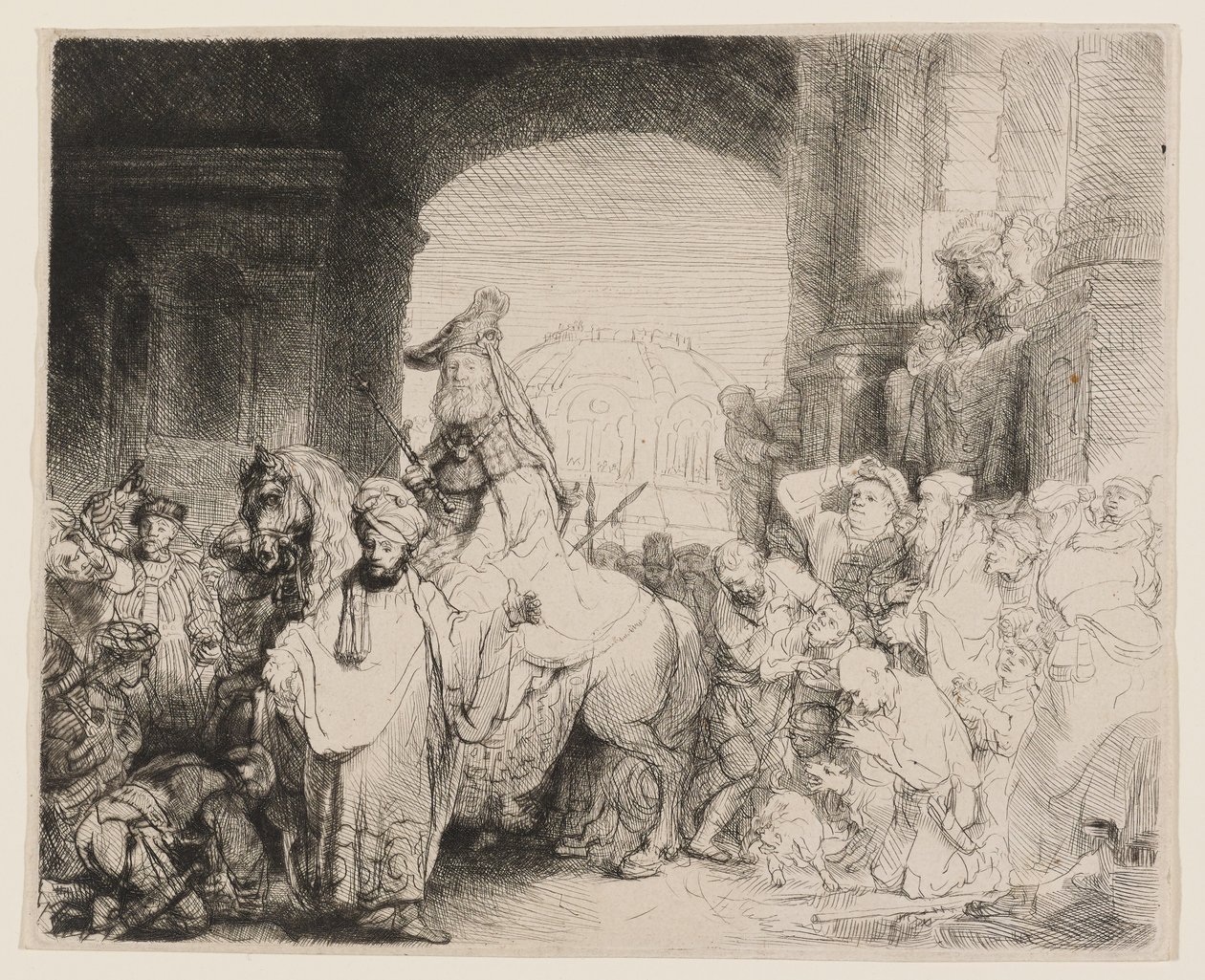 O Triunfo de Mordecai de Rembrandt van Rijn