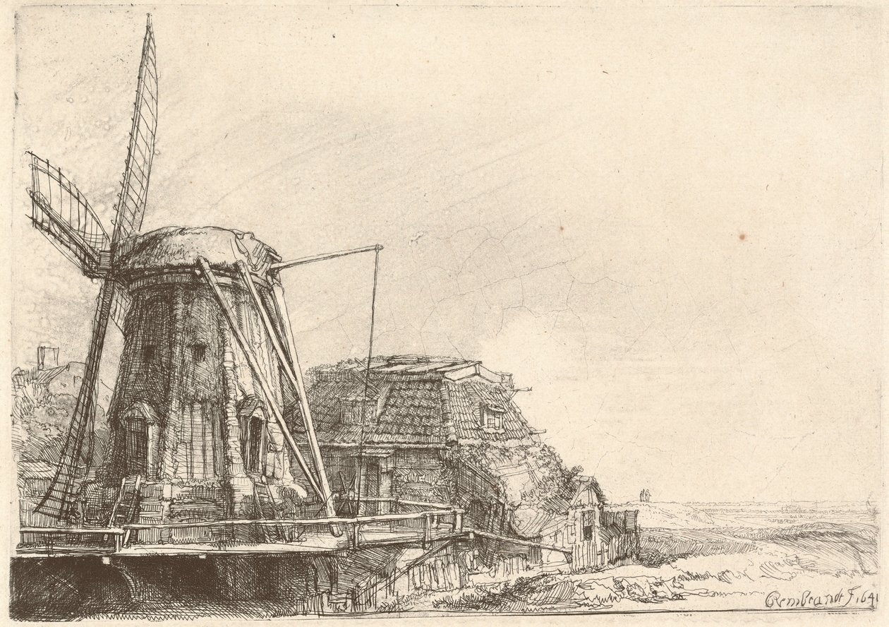 O Moinho de Vento de Rembrandt van Rijn