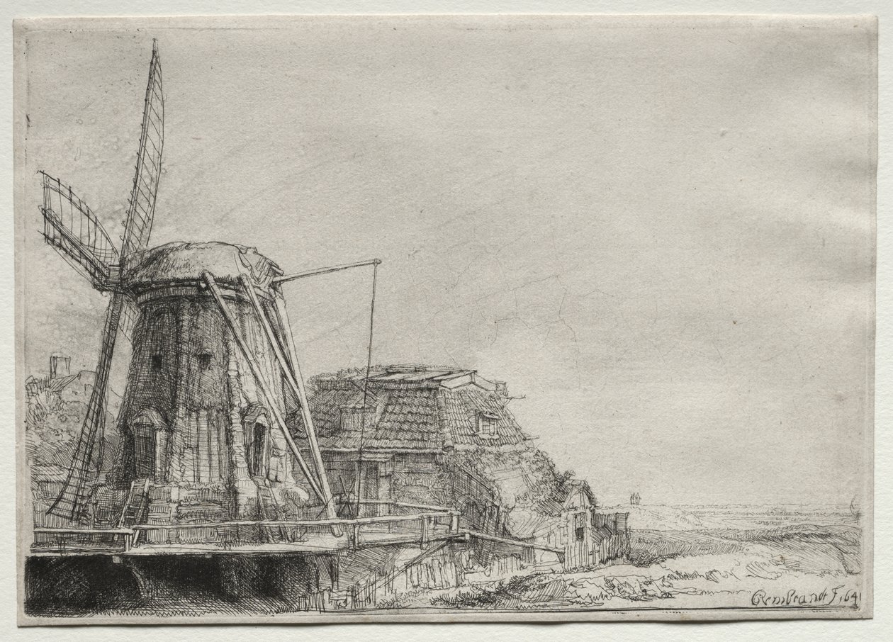 O Moinho de Vento de Rembrandt van Rijn