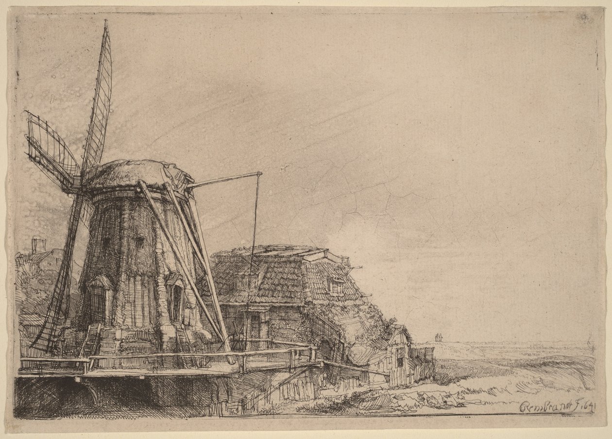 O Moinho de Vento de Rembrandt van Rijn