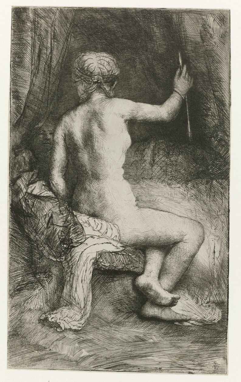 A Mulher da Flecha Mulher com a flecha de Rembrandt van Rijn