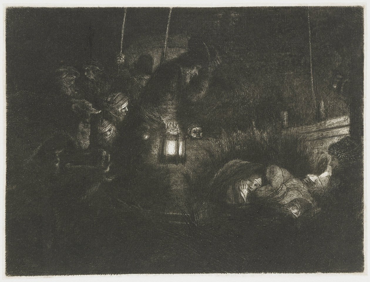 A adoração dos pastores: uma peça nocturna de Rembrandt van Rijn