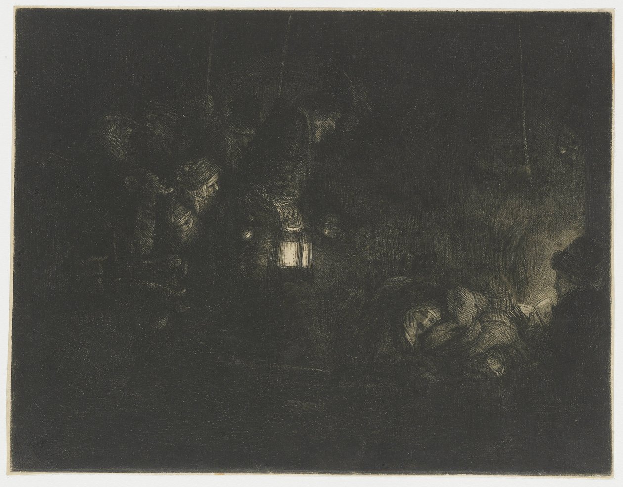 A adoração dos pastores: uma peça noturna de Rembrandt van Rijn