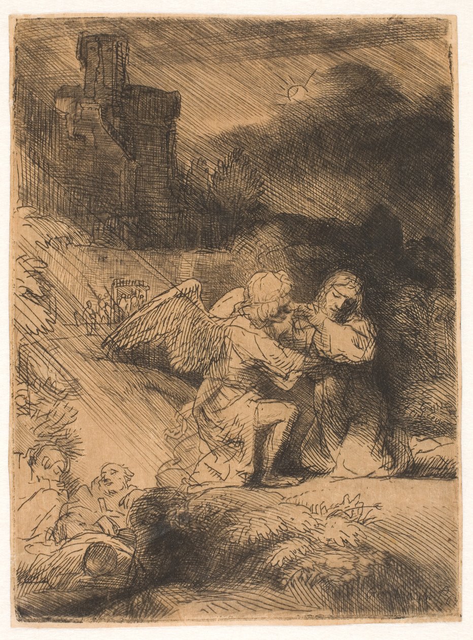 A agonia no jardim de Rembrandt van Rijn