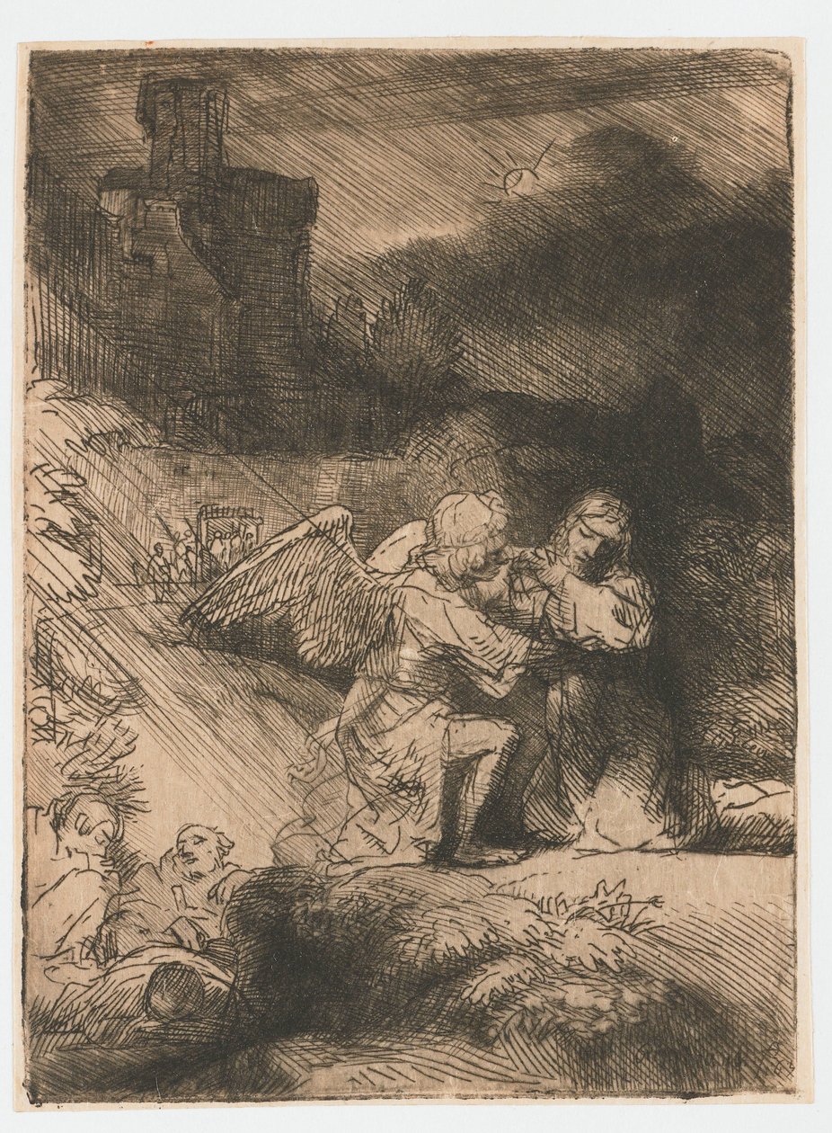 A agonia no jardim de Rembrandt van Rijn