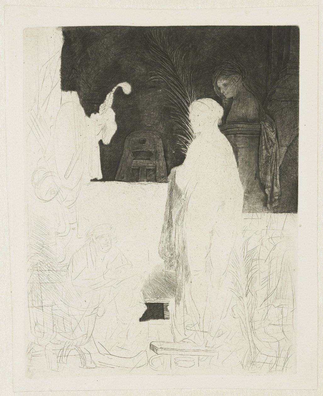 O artista a desenhar a partir do modelo de Rembrandt van Rijn