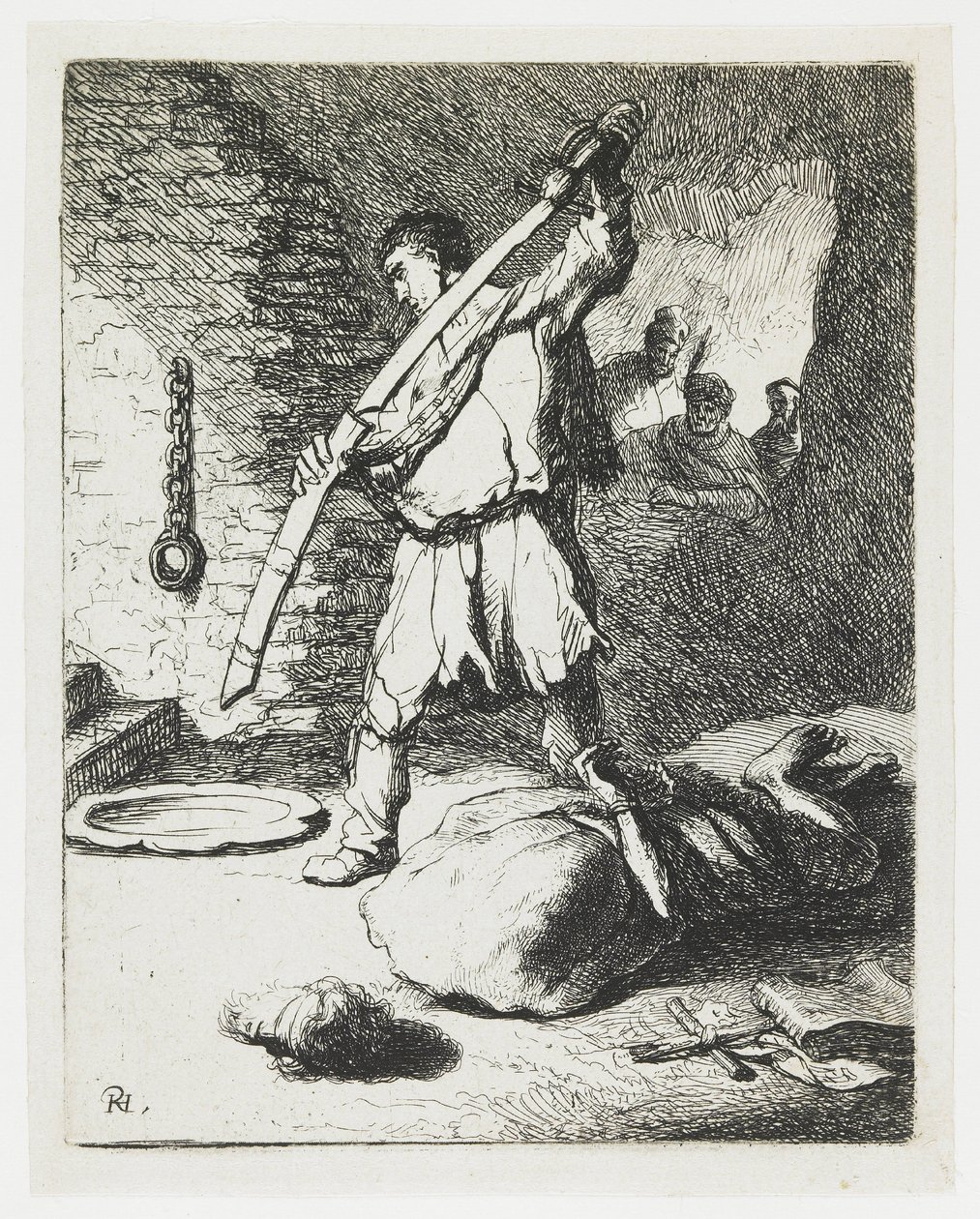 A decapitação de São João Batista de Rembrandt van Rijn
