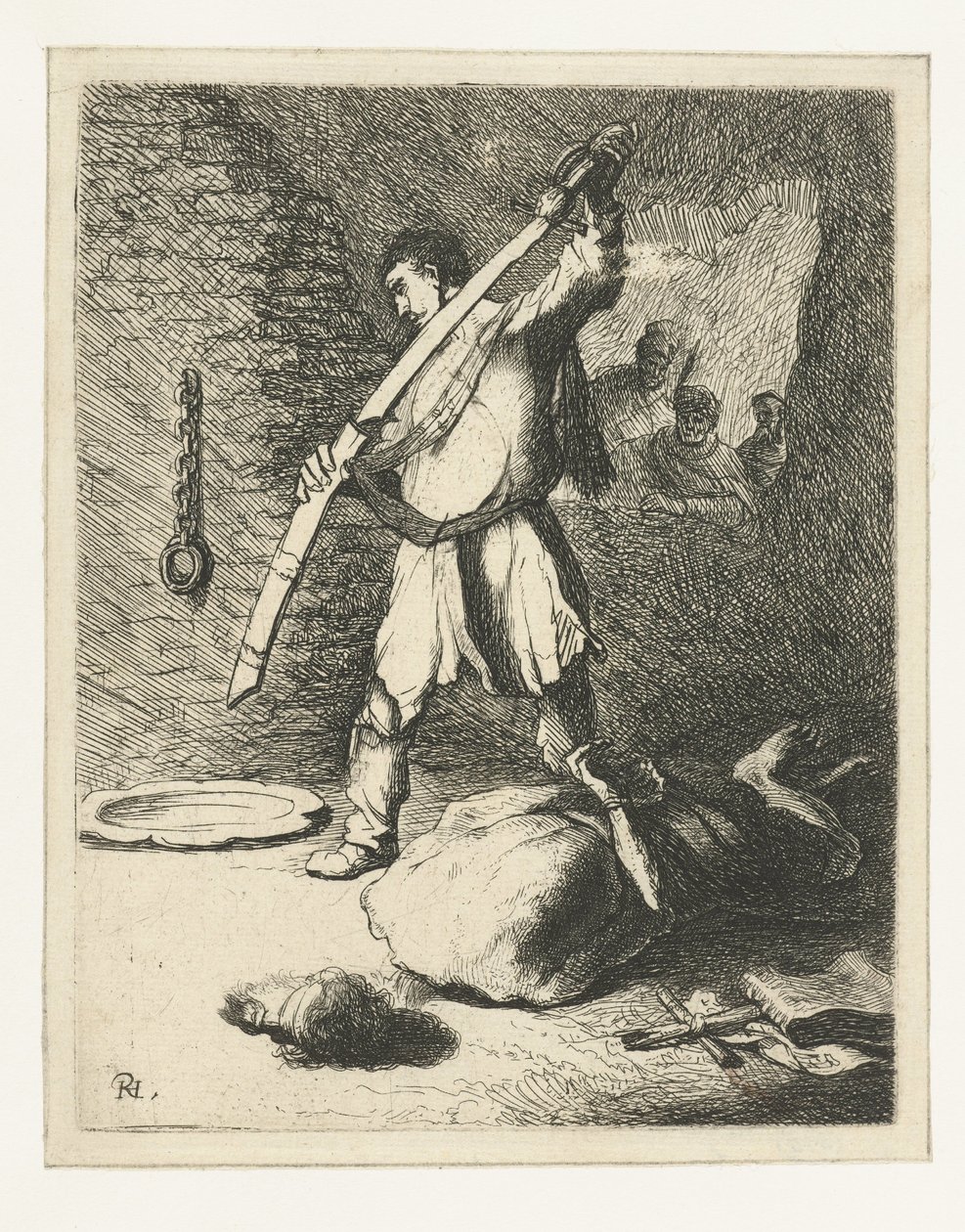 A decapitação de São João Batista de Rembrandt van Rijn