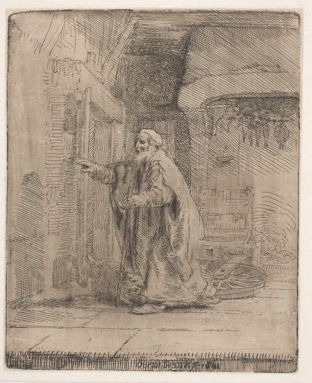 A cegueira de Tobit: a gravura de maiores dimensões de Rembrandt van Rijn