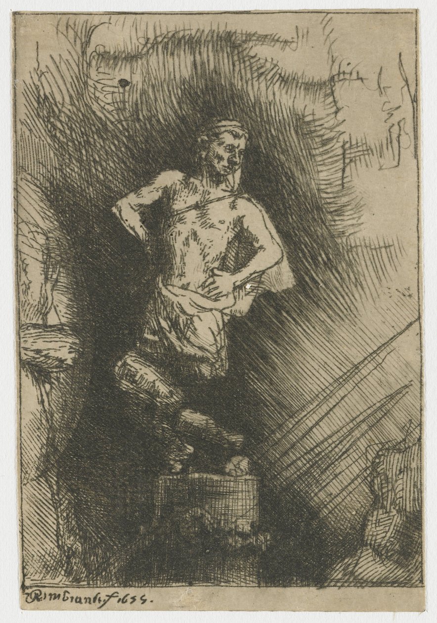 A imagem vista por Nabucodonosor de Rembrandt van Rijn