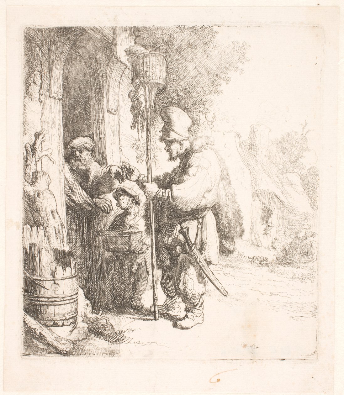 O exterminador de ratos de Rembrandt van Rijn