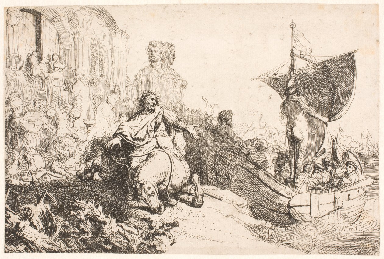 O navio da Fortuna de Rembrandt van Rijn