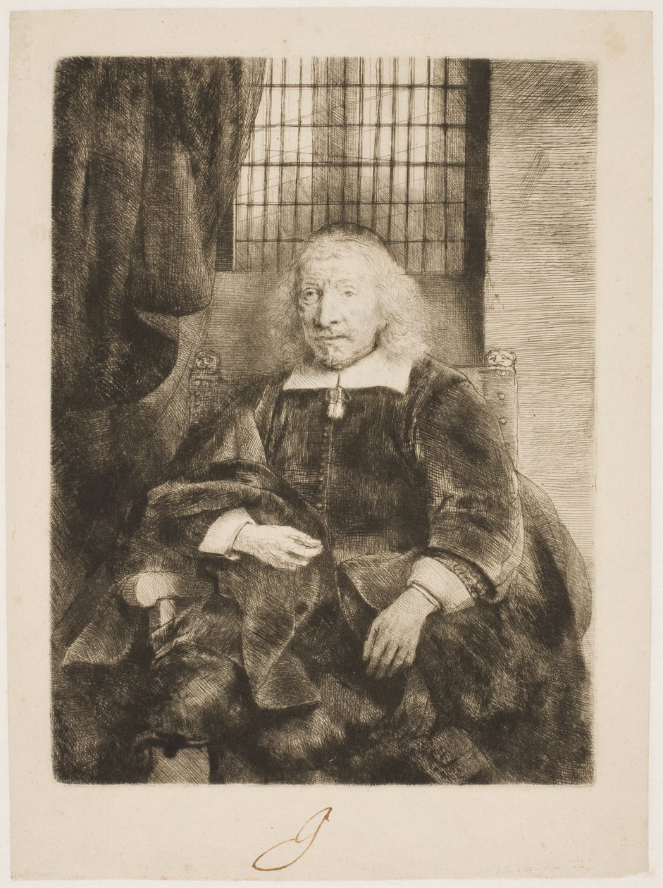Os músicos ambulantes de Rembrandt van Rijn