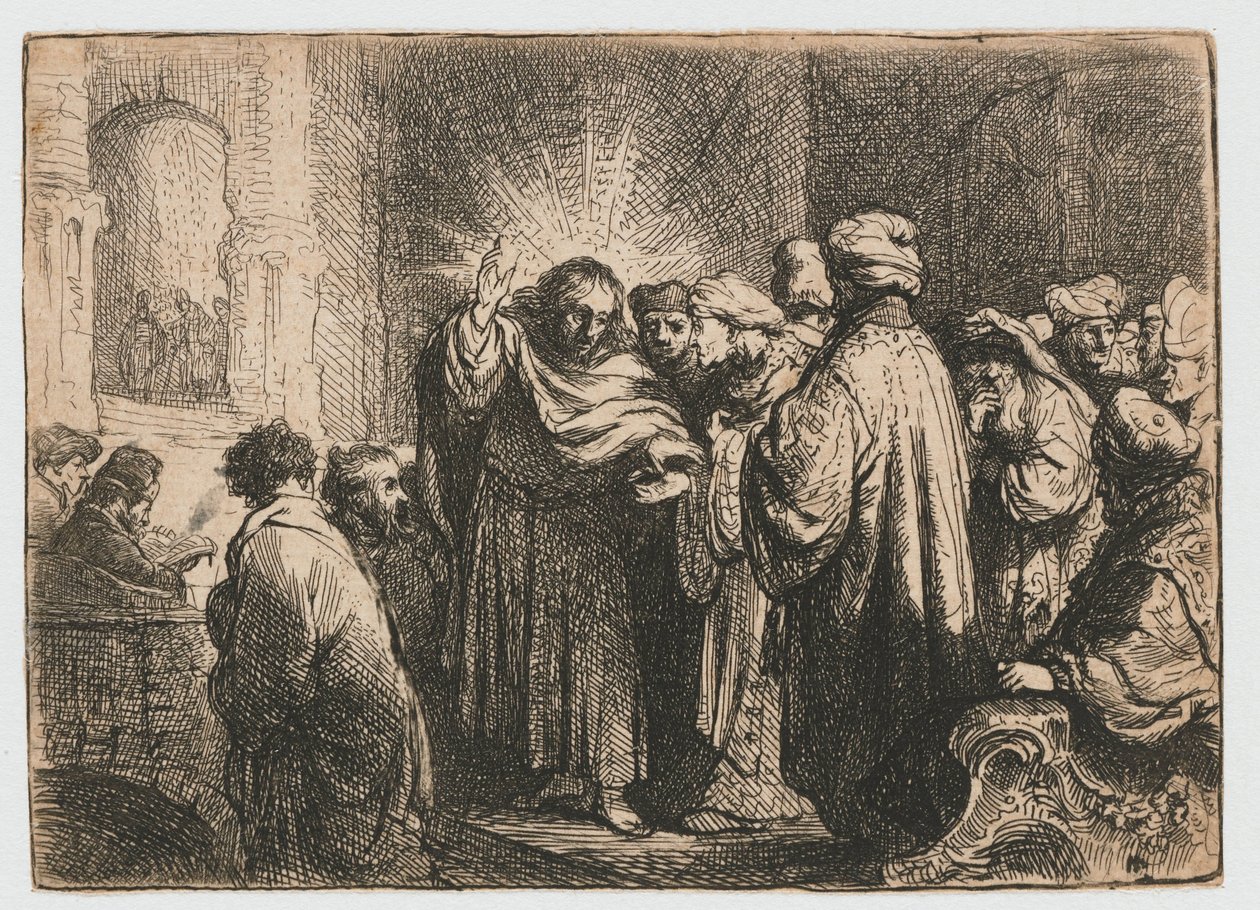 O dinheiro do tributo de Rembrandt van Rijn