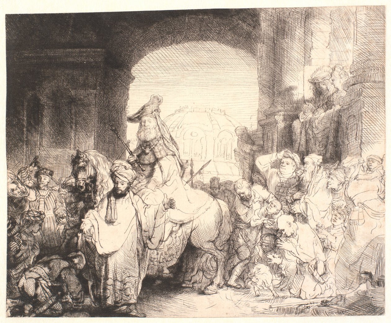 O triunfo de Mardoqueu de Rembrandt van Rijn