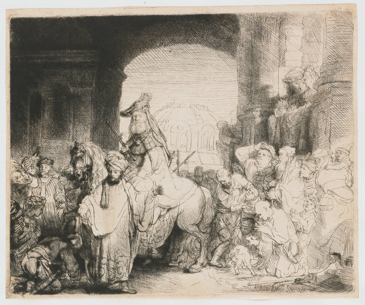 O triunfo de Mordecai de Rembrandt van Rijn