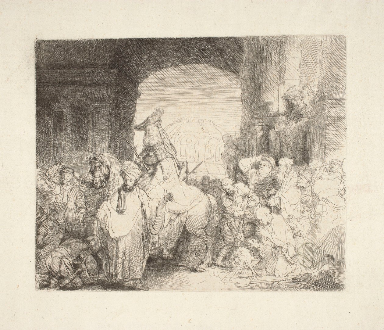O triunfo de Mardoqueu de Rembrandt van Rijn