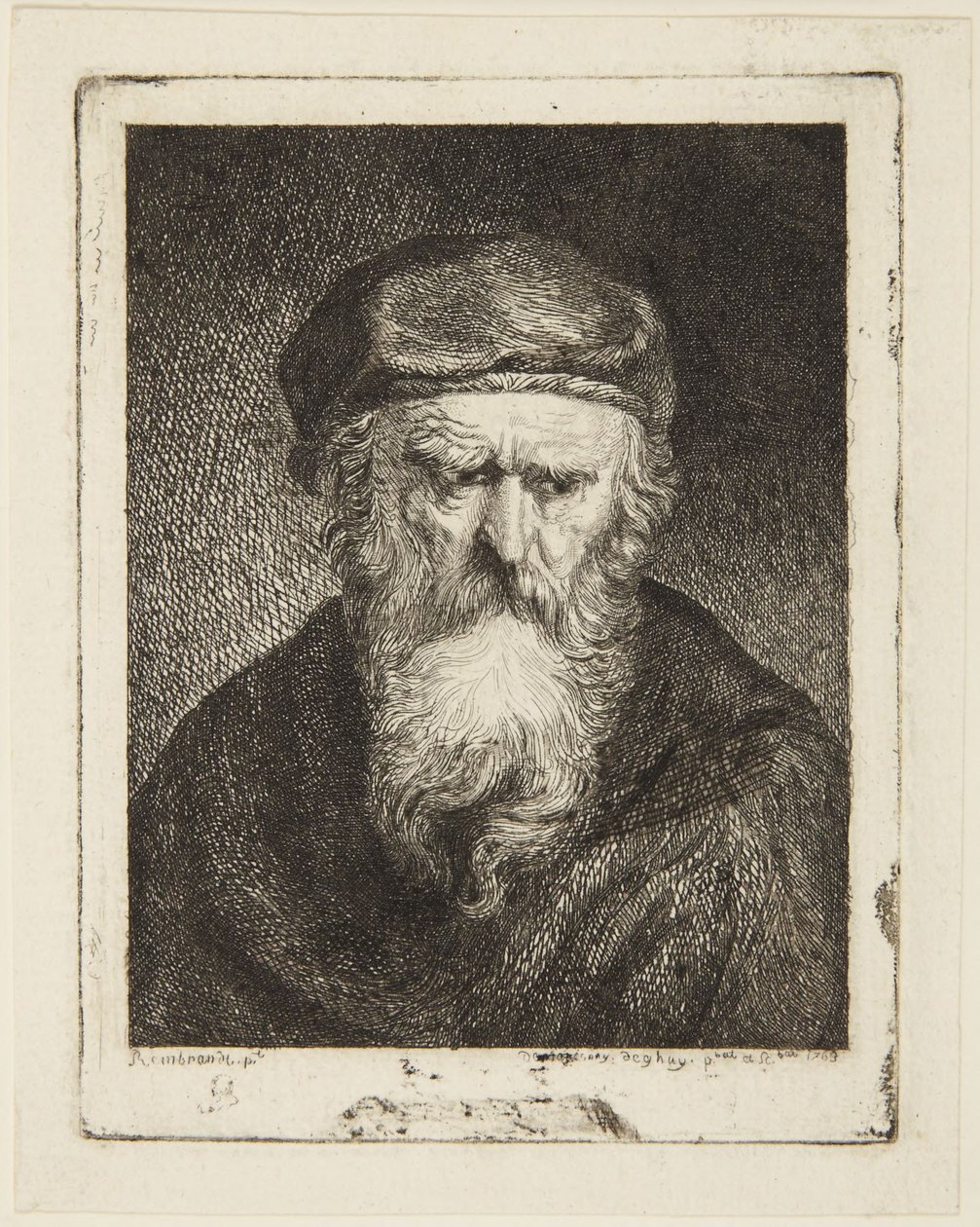 Velho mal-humorado de Rembrandt van Rijn
