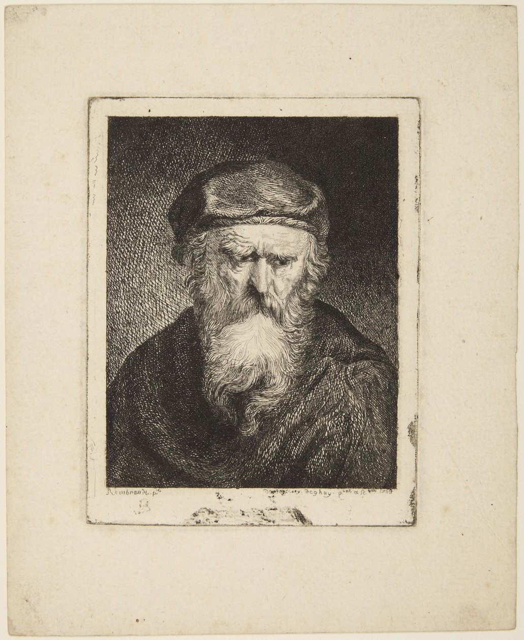 Velho atrabiliar de Rembrandt van Rijn