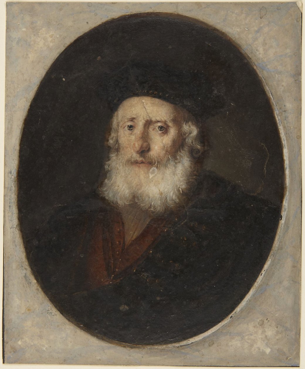 Velho com toque de Rembrandt van Rijn