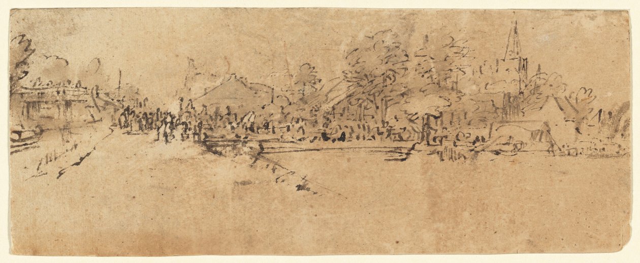 Vista de Diemen de Rembrandt van Rijn