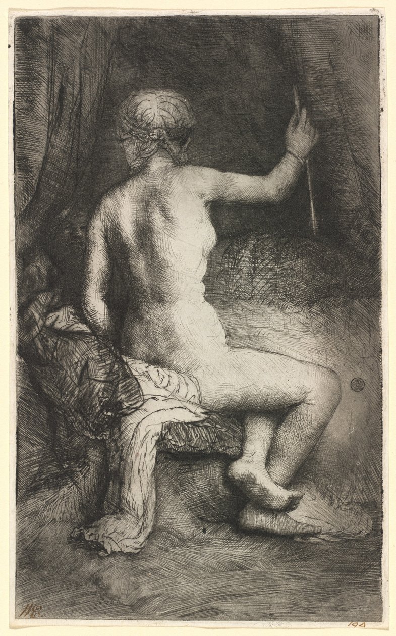 Mulher com a flecha de Rembrandt van Rijn