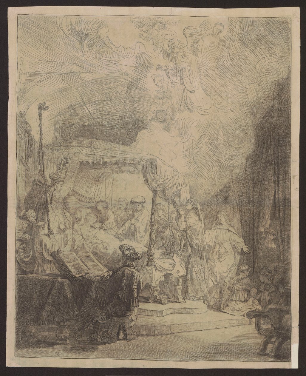 A Dormição da Santíssima Virgem Maria de Rembrandt van Rijn